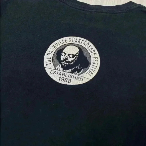 William Shakespeare black T-shirt “first thing we do” quote size XL Gildan top - Picture 14 of 14